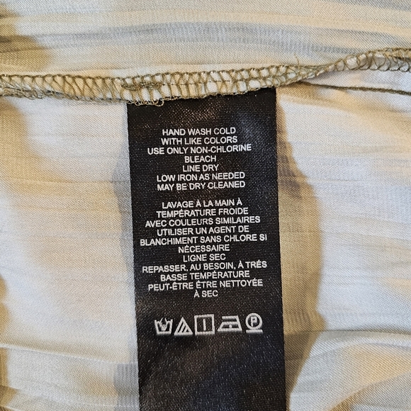 By Anthropologie Women's Flutter-Sleeve Square-Neck Mini Dress, Green Motif, MED - Picture 11 of 11